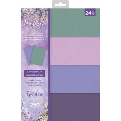 Crafter's Companion Wisteria Cardstock - Luxury Linen Cardstock